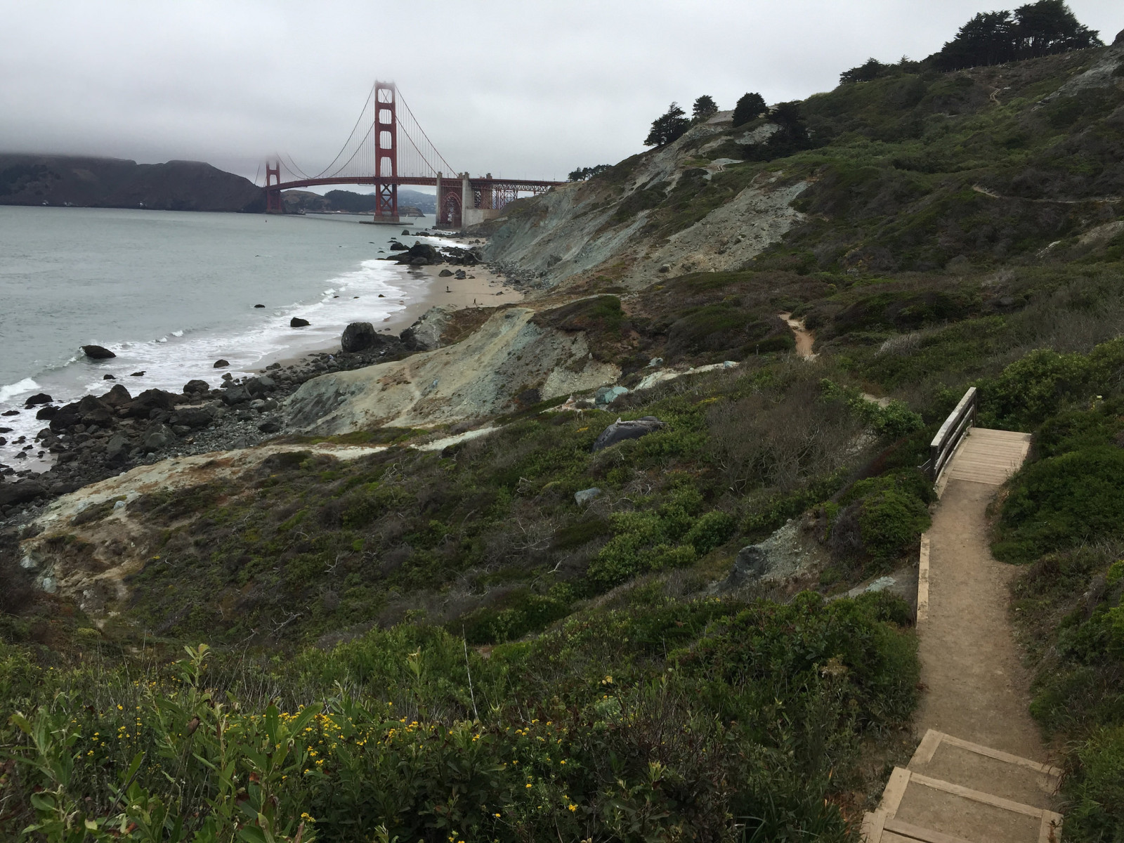 San Francisco Golden Gate Bridge Presidio Park