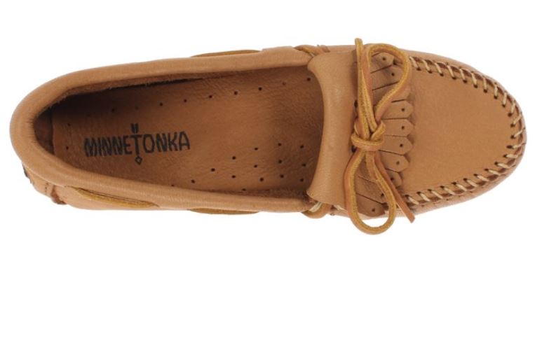 minnetonka moccasin review, whits wilderness, field fashion friday, leather moccasins