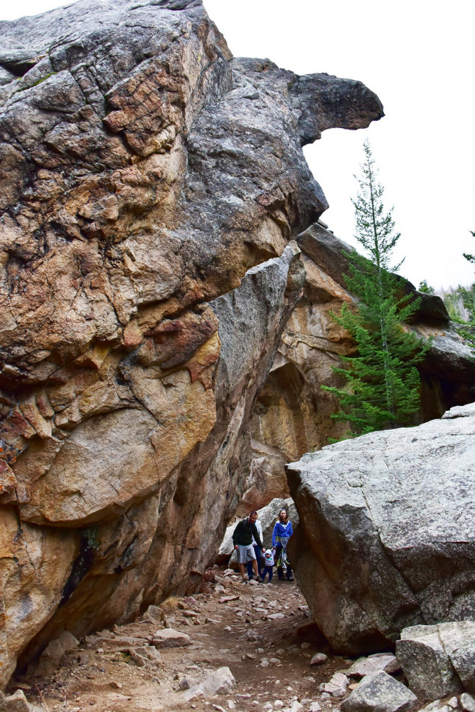 fern lake boulders