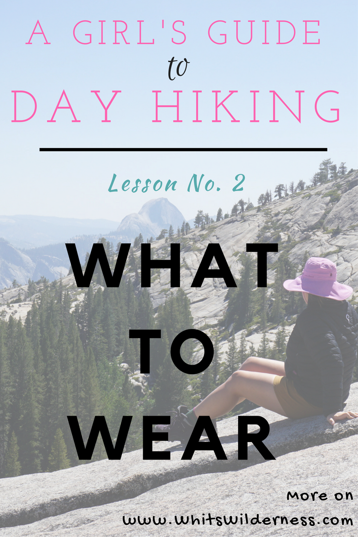 Pinterest Graphic - What to Wear Day Hiking